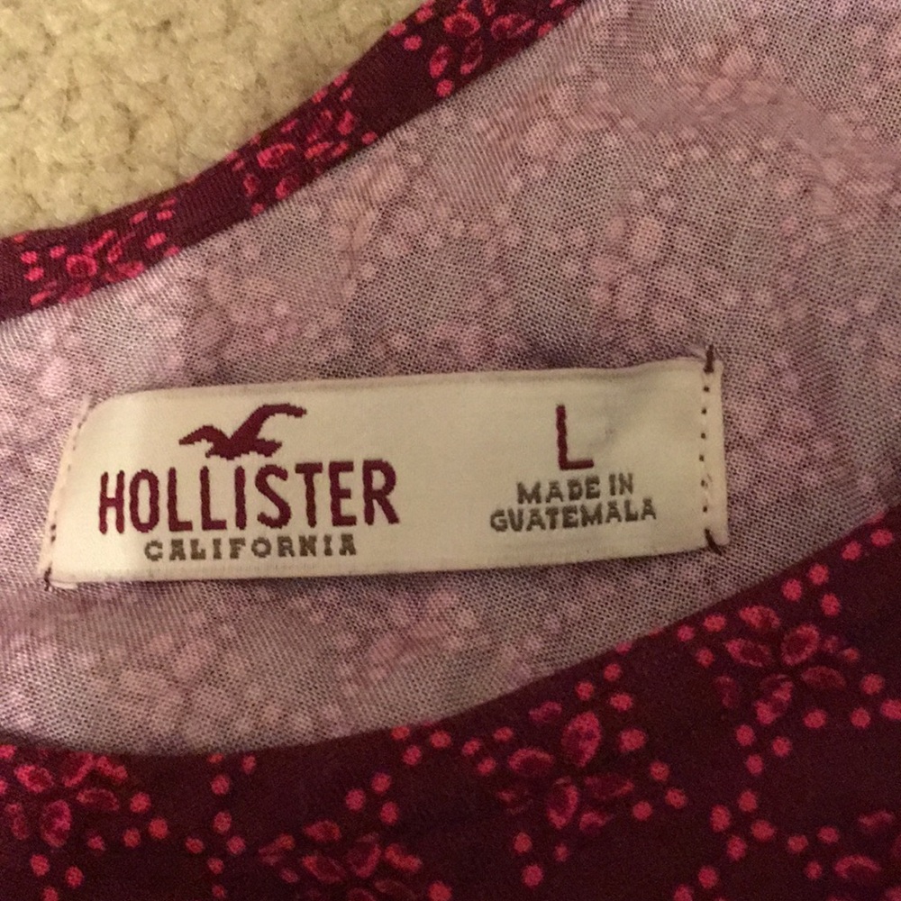 Red Patterned Romper - image 2